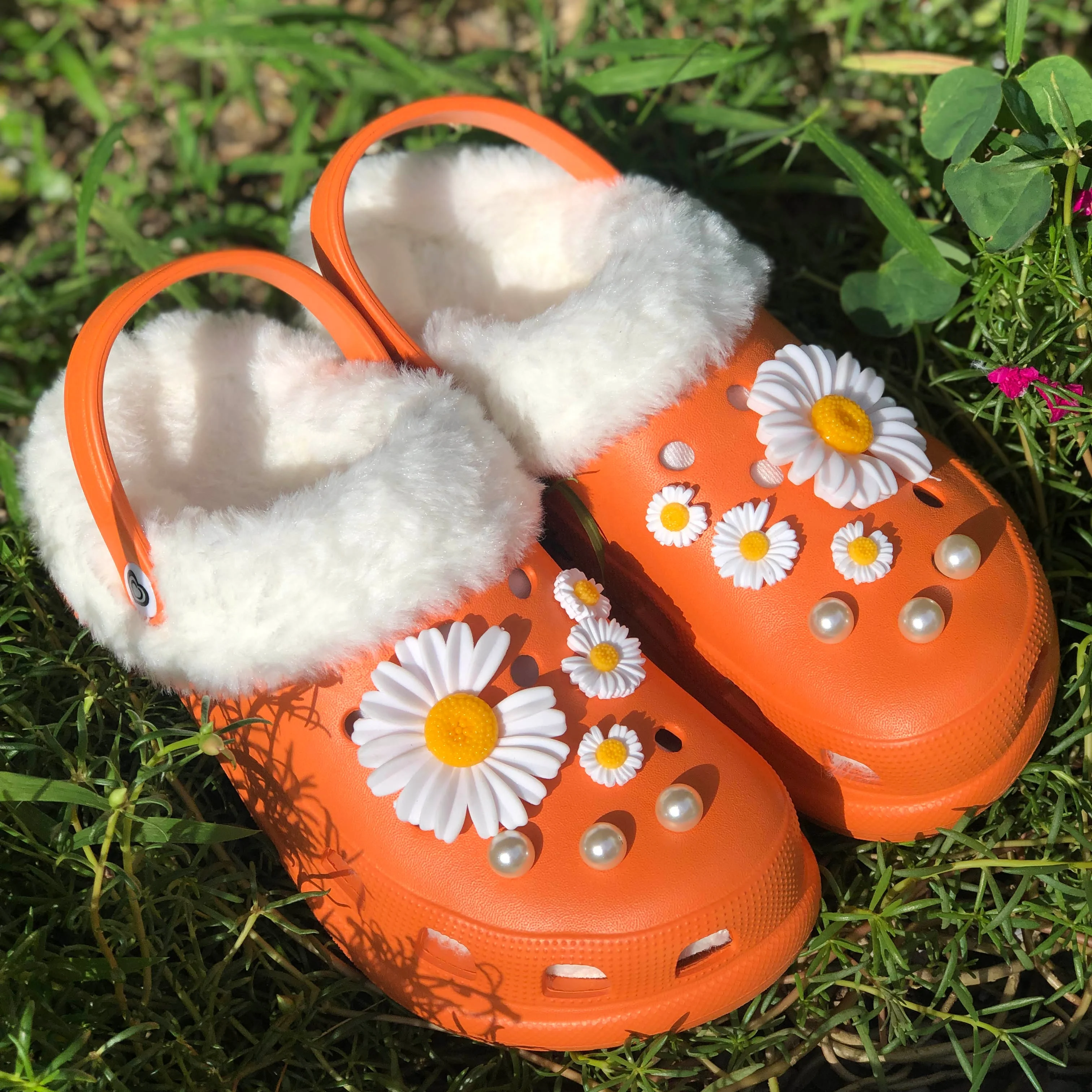 

2021 Women's slippers Warm Clogs Comfortable Ladies Winter Furry Clog Shoe Pink slide Wholesale Fur Sandals Women