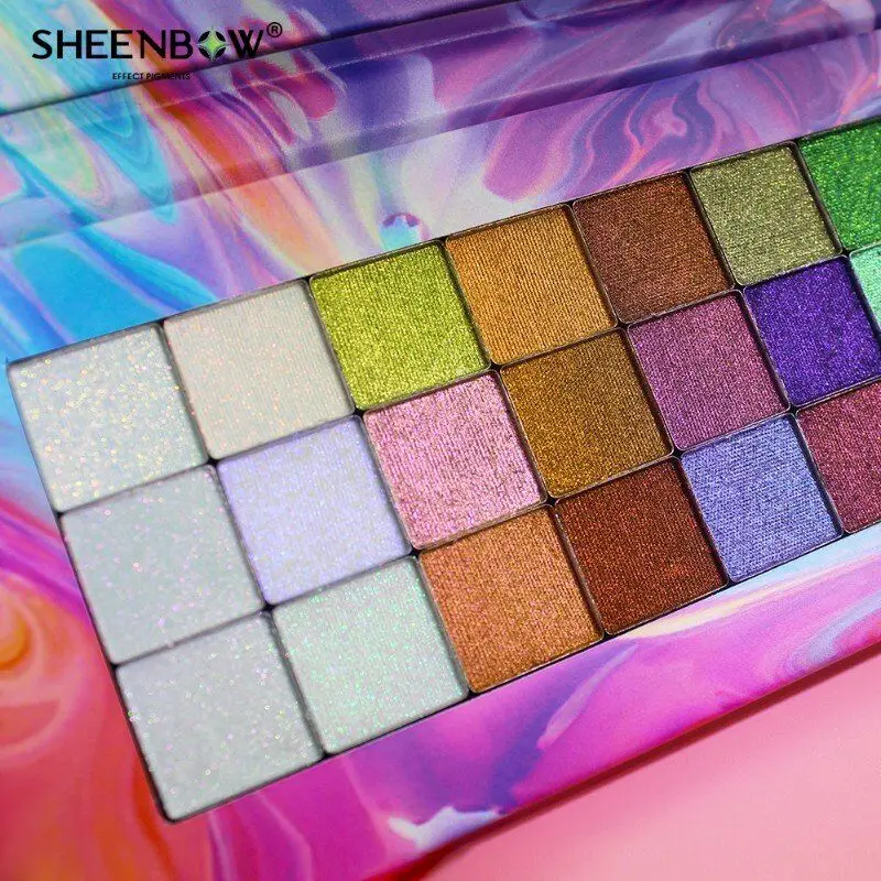 

Multichrome eyeshadow Palette high quality pigmented 24 color Luxury eyeshadow palette