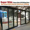 China Manufactory wholesale sliding glass patio doors who makes the best