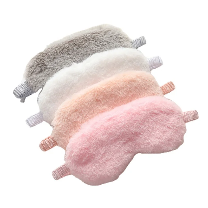 

Rabbit hair sunscreen and breathable skin-friendly nap eye mask