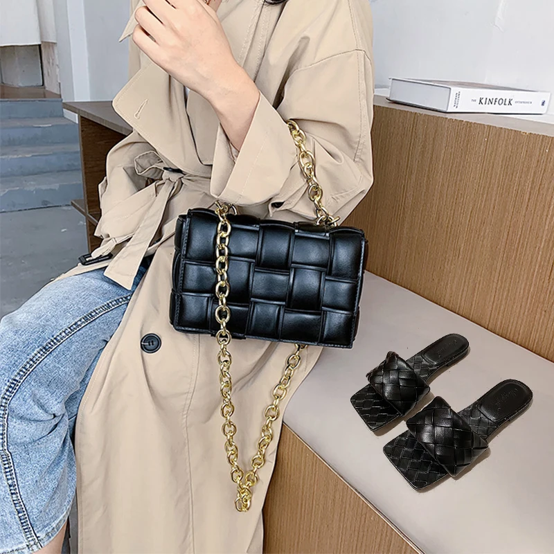 

Hot Selling High Quality Matching Shoes and Purse Handbags Set Match Sandals