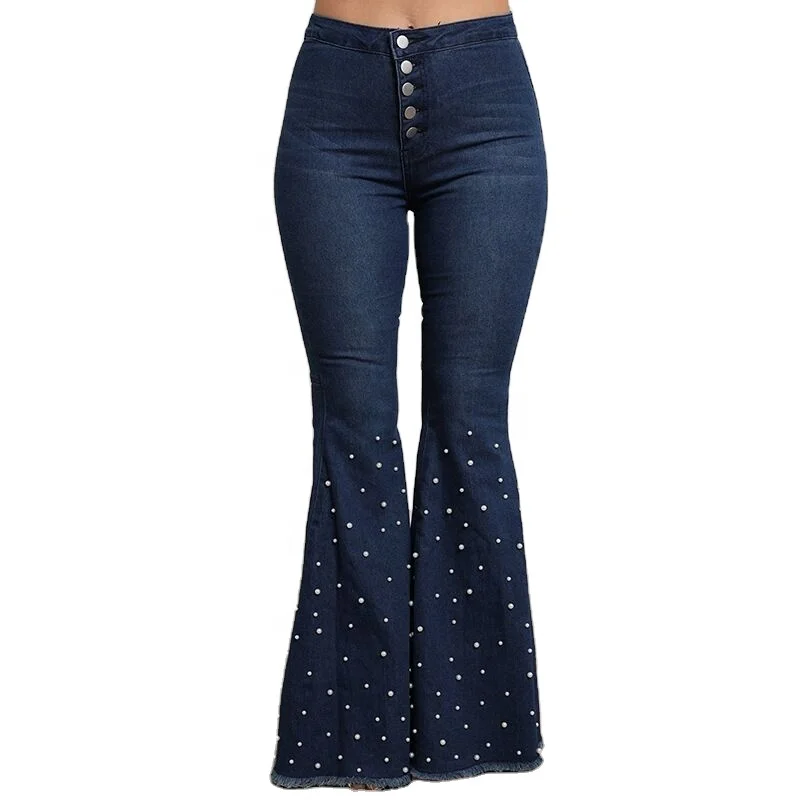 

2021 new stretch jeans beadle bell Women's bottoms Pants Jeans, 3 colors