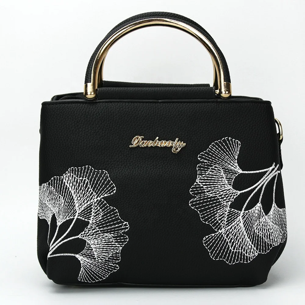 

Women 2020 Elegant Designer Floral Toto Bag Shoulder Handbag, Black, red, brown