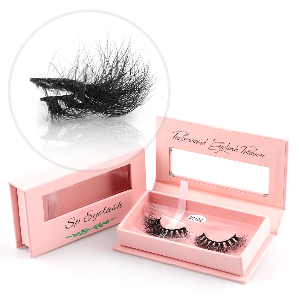 

New Soft OEM Provide Custom Packing 3D Silk Lashes Faux Mink Lashes Synthetic Hair Individual Eyelash Extension