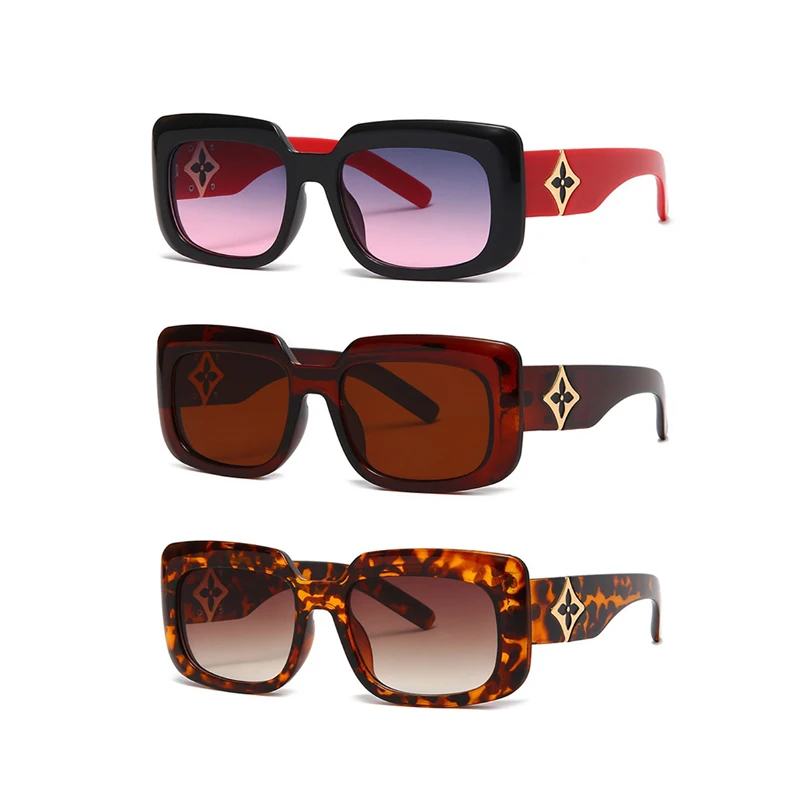 

WIIPU Vintage Fashion Square Sunglasses Women Small Frame Classic Gradient Sun Glasses