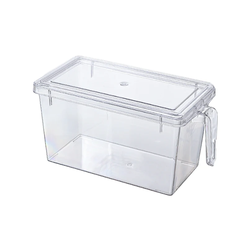 

Kitchen Refrigerator Drawer Type Storage Box Fresh Food Storage Containers Fridge Organizer And Storage with Lids and Handle