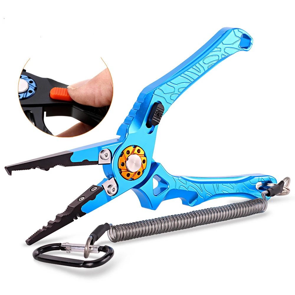 

High quality fishing crimping pliers with lock multi-functional fishing tool