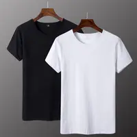 

Cheap price $0.9 custom Logo 100%Cotton plain white T-shirts women men's t-shirts