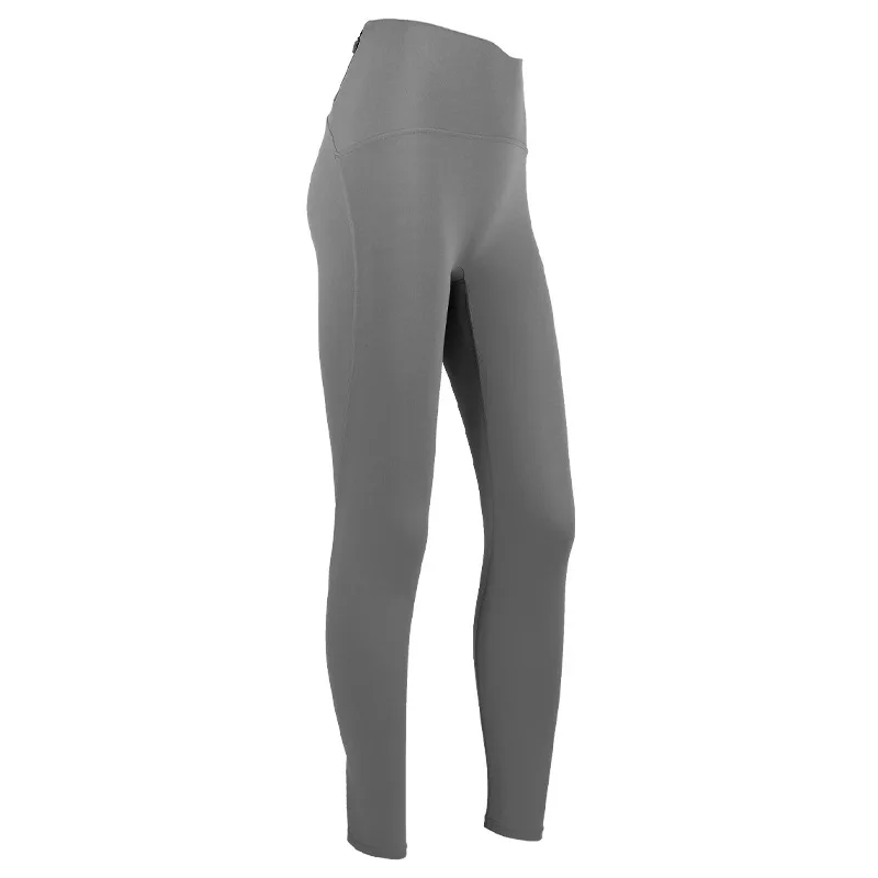

2021 New Arrival Workout hip-lifting fitness crotchless running womens yoga pants Leggings with side pocket, 7 colors