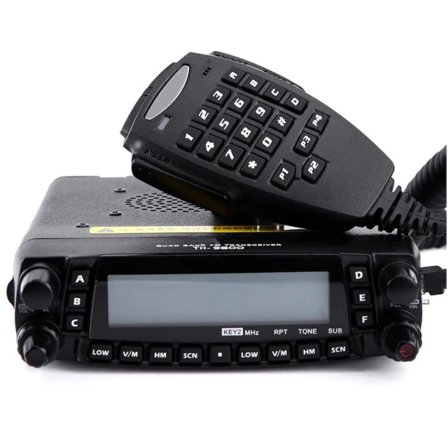 

800 CH mobile radio transceiver TYT TH-9800 waterproof dual band mobile ham radio ,Talkie Walkie 50km, Black
