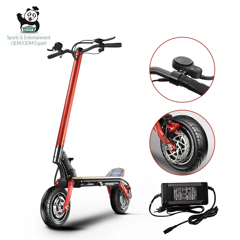 

Hot Sale Two Wheel Standing Powerful Watts Adult Self-balancing Fast Foldable Electric Scooter, Red