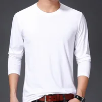 

Factory made oem long sleeve no brand couple t shirt clothing cotton blend men workout t-shirt