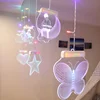Romantic Lover 27leds stage curtain 3D LED string Illusion lamp