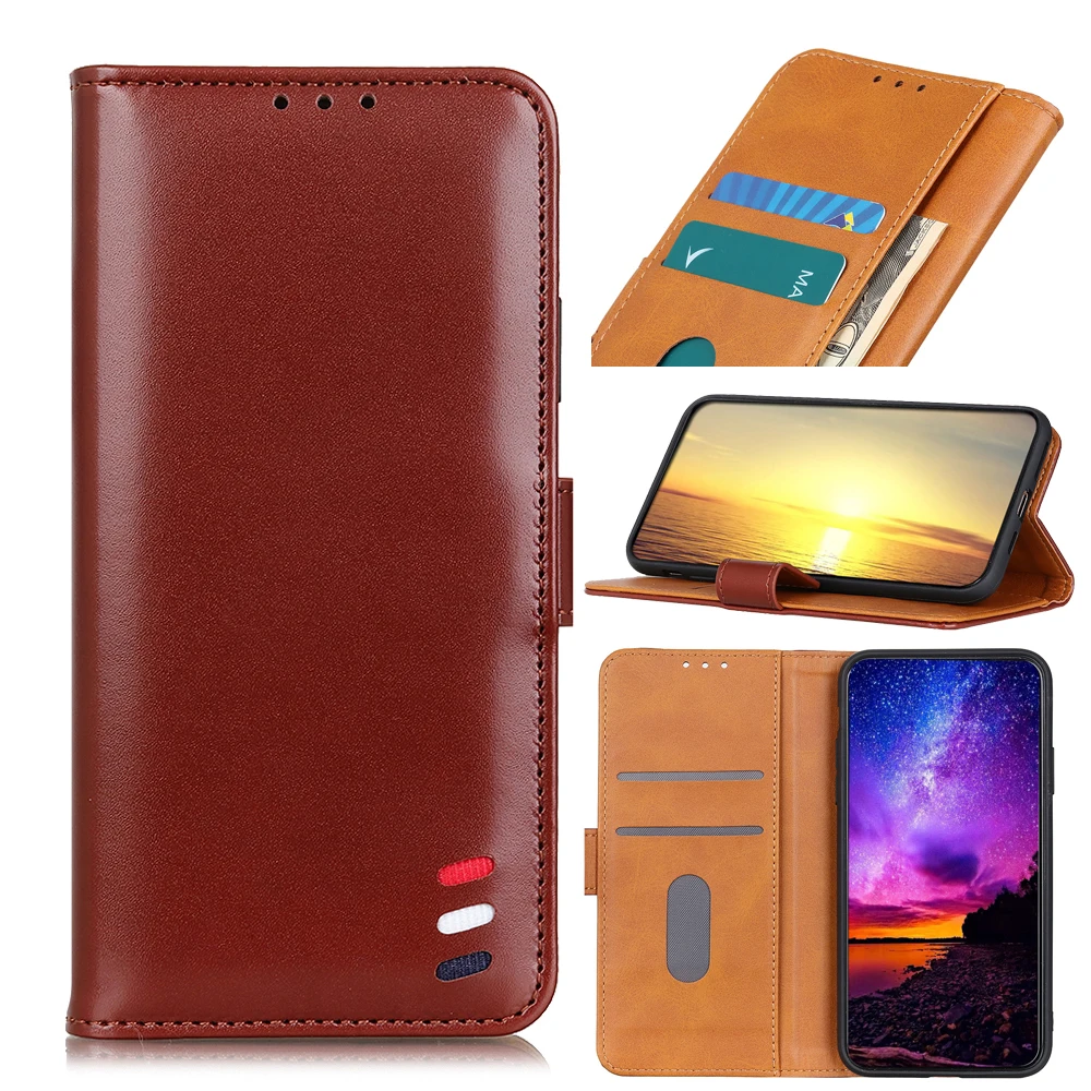 

Pearlescent stripe PU Leather Flip Wallet Case For Samsung Galaxy M52 5G With Stand Card Slots, As pictures