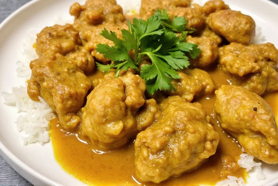 Trinidad Curry with Roti