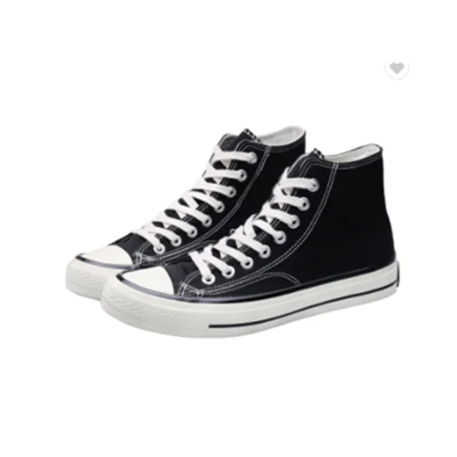 

High Neck Canvas Shoe for Men New Styles Custom Logo Canvas Casual Shoes