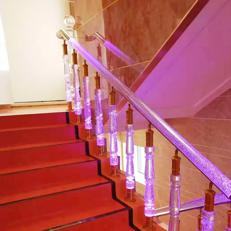 Dilu European Crystal Bbalustrades+ Stair Handrail Railings Acrylic
