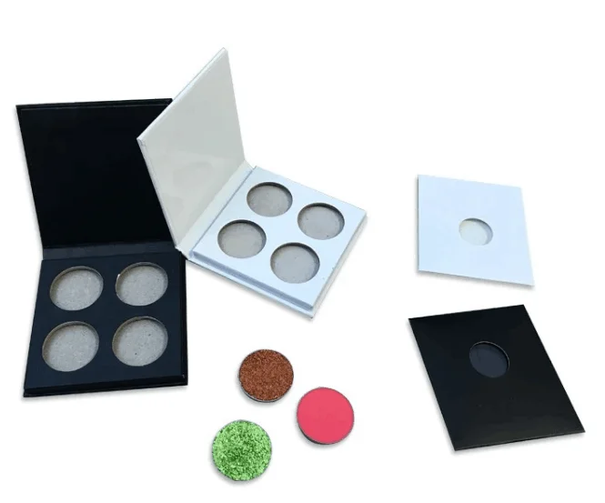 

DIY custom private label empty eye shadow palette 26mm round cosmetics makeup empty eyeshadow-palette