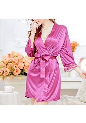 New Sexy Women Silk Satin Robe Custom LOGO Wedding Bride Bridesmaid Lingerie Satin Pajamas Sleepwear Plus Size Lace Nightgown