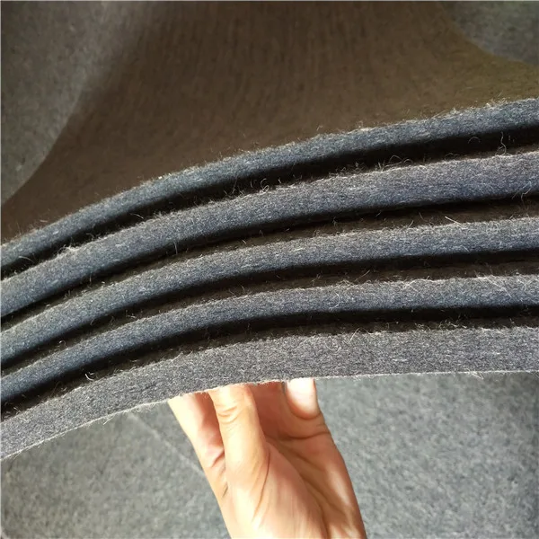 

Amazon bestseller 1/2 inch thickness 100% New Zealand wool pressing boards ironing pad wool ironing Mats, Grey