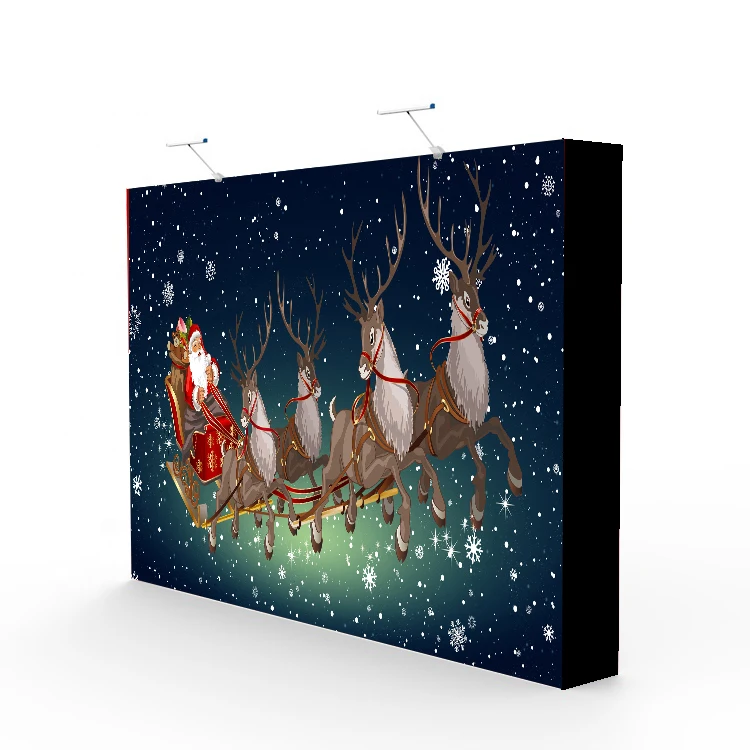 
Portable Fabric Pop up Display Stand Straight/Curved tension fabric Pop up display stand backwall 