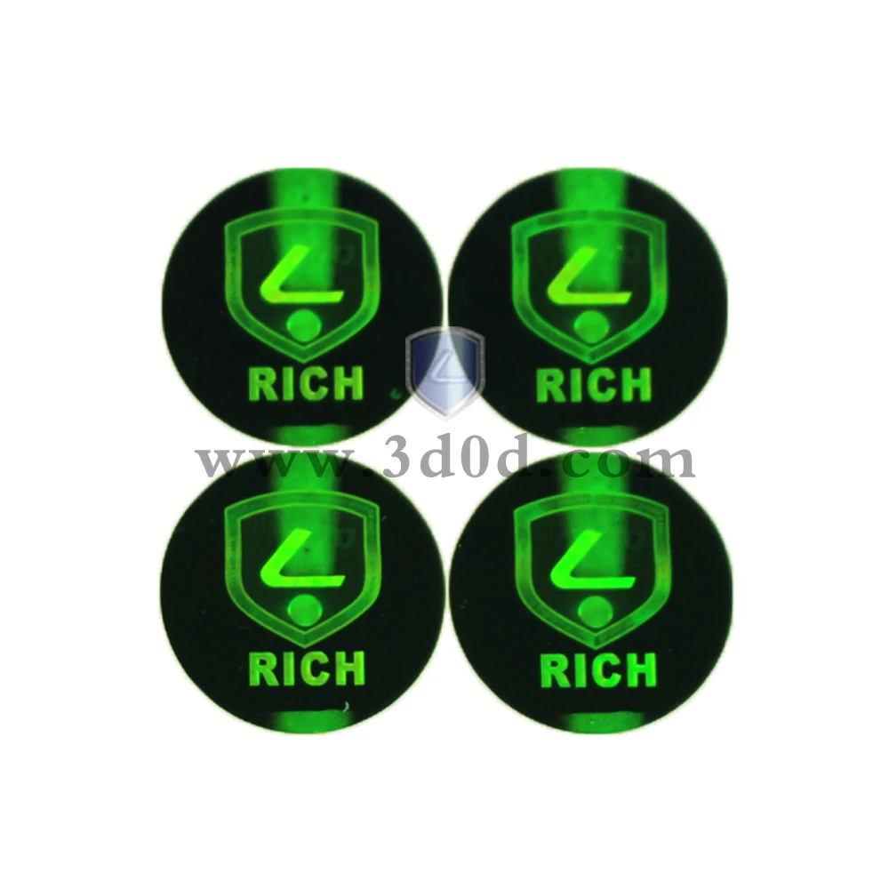Custom gold foil hot stamping transparent vinyl label stickers