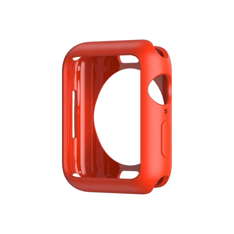 

Hot Selling Apple Watch 40mm Soft TPU Bumper Case iWatch Clear Protective Cover Replacement for Apple Watch Series 5 4 44mm, Black
