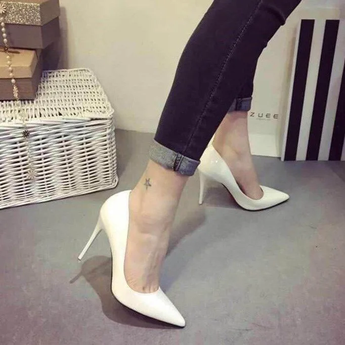 

PDEP 2021 hot sale patent leather pointed toe women heels shoes 8cm fancy wedding red bottom high heels pumps for ladies, As picture