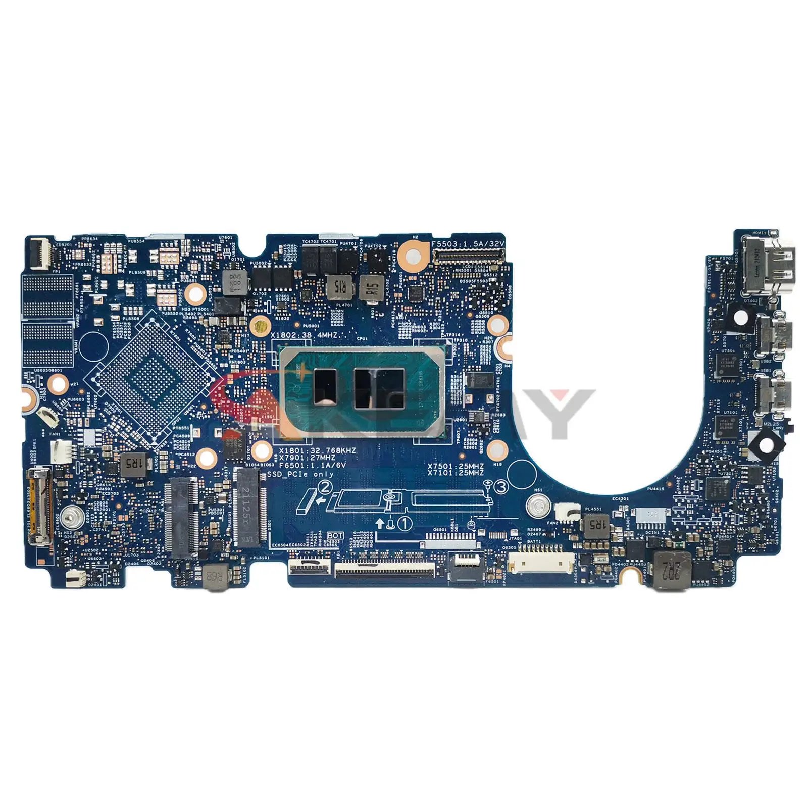 

203121-1 With CPU i5/i7-11th Gen UMA Mainboard For Dell INSPIRON 13 5310 Laptop Motherboard 100% Tested OK Free Shipping