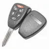 5+1 buttons remote car key case with battery holder pad conductive gasket for chrysler 300c key