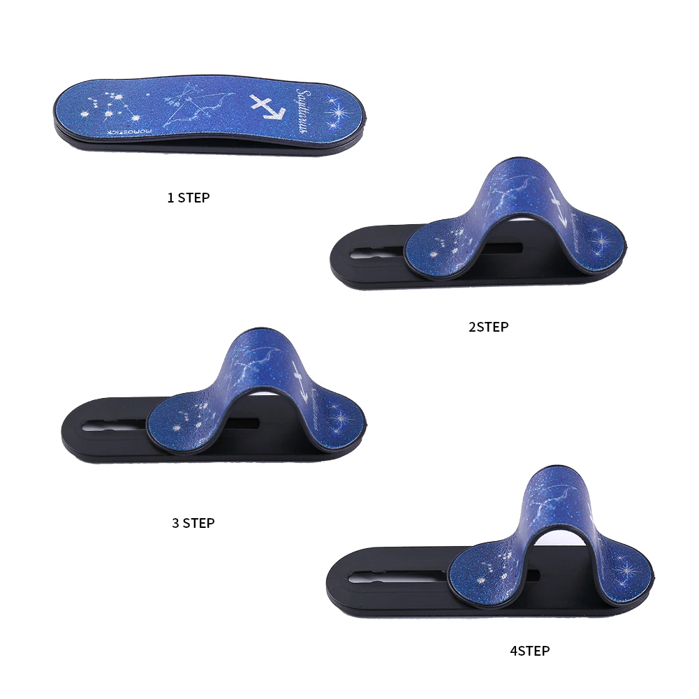 

Anti-Slip Universal Finger Strap Cell Phone Holder Push-Pull Stand for Smartphone