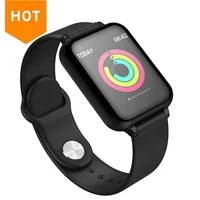 

Free shipping us 2019 hot selling amazon B57 colorful big screen smart watch fitness tracker with heart rate monitor