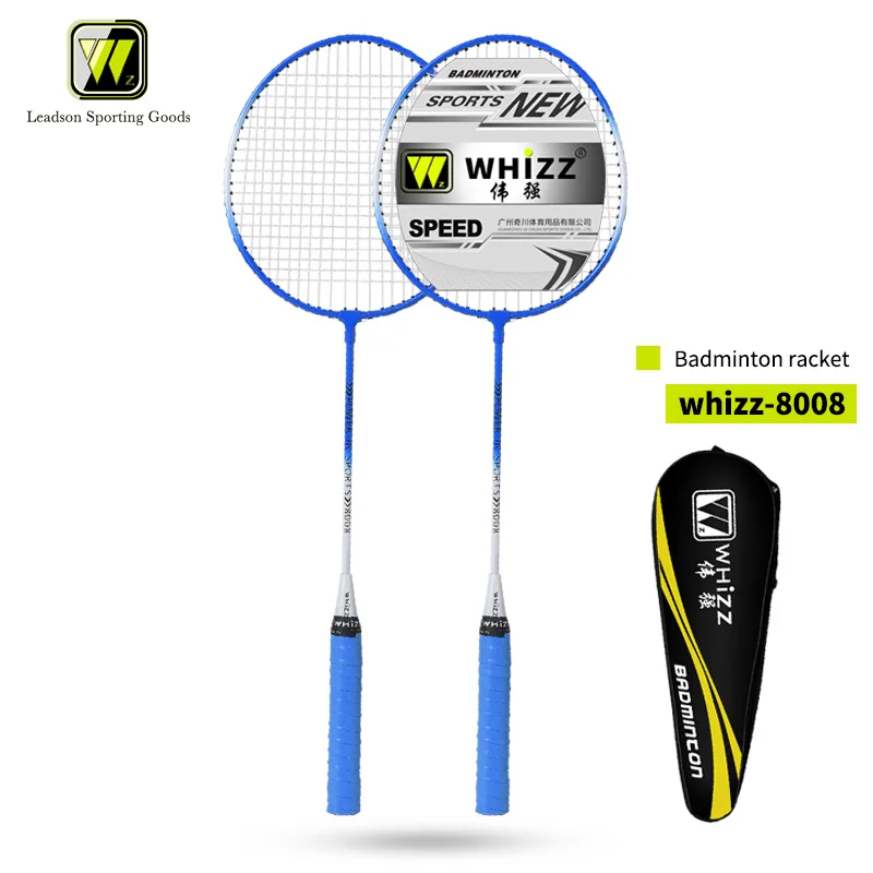 

Best selling whizz iron alloy badminton racket set durable badminton racquet set for beginner, Can be customized