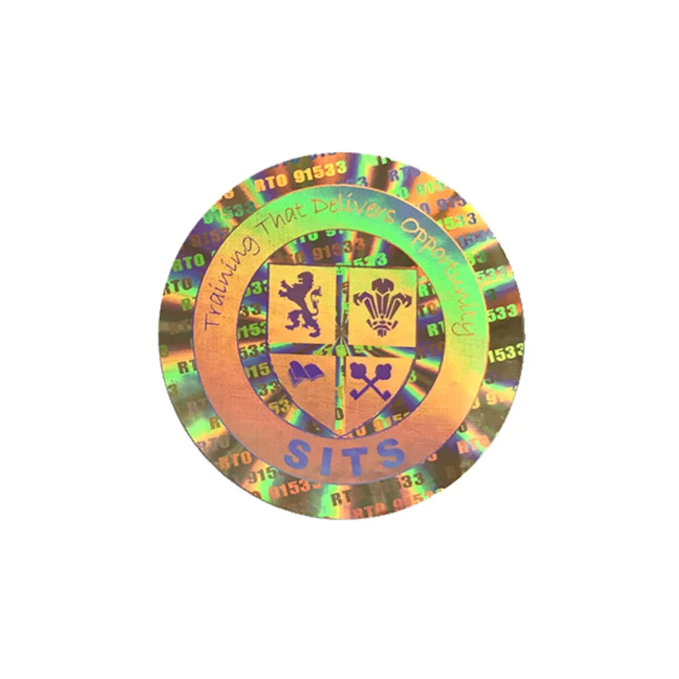 
Guangzhou manufacturer custom logo made printed 3d laser holographic hologram sticker label printing 