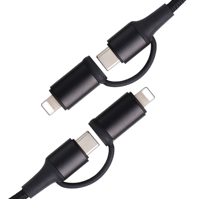 

Top Quality 20V 3A USB Type C 3.0 Nylon Aluminum Shell Braided USB Data Charging Cable for Mobile phone, Black/oem