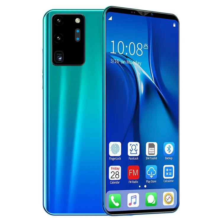 

Big Screen cheap phones Note20 android live broadcast phones 5.8 Inch 4GB+64GB original smart mobile phone unlock