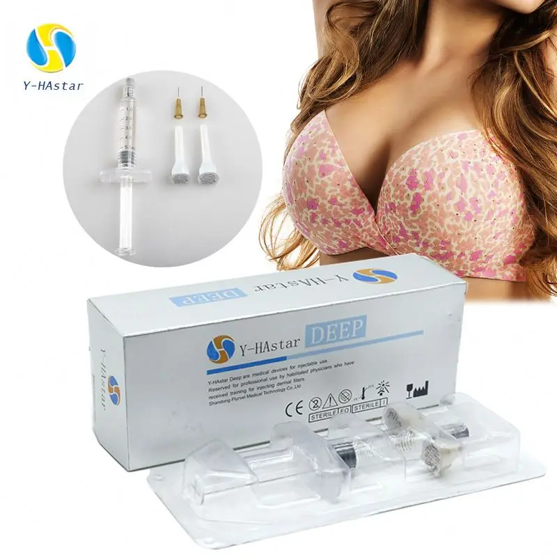 

10 ml 20m cross linked injectable hyaluronic acid dermal filler for Face breast Buttock injections, Transparent