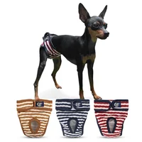 

Reusable Dog Diaper Pet Washable Diapers Soft Cotton Material Dog Belly Band Pants for Pets Dogs