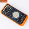 DT9802 handheld LCD digital multimeter DC AC voltmeter resistance diode tester with test lead triode testing attachment