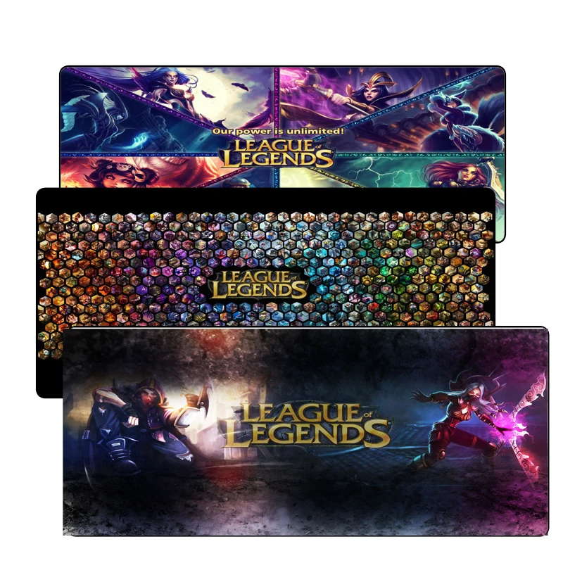 

Mairuige wholesale price rubber full table league of legends 5mm thick stitched mouse pad extra large