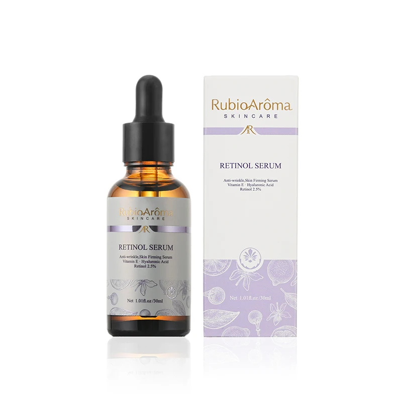 

New Advanced Pure Organic Day and Night Whitening Anti-aging Retinol Serum 2.5% with Hyaluronic Acid for Face, Transparent