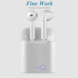 i7s TWS Bluetooth Wireless Earphones Mic