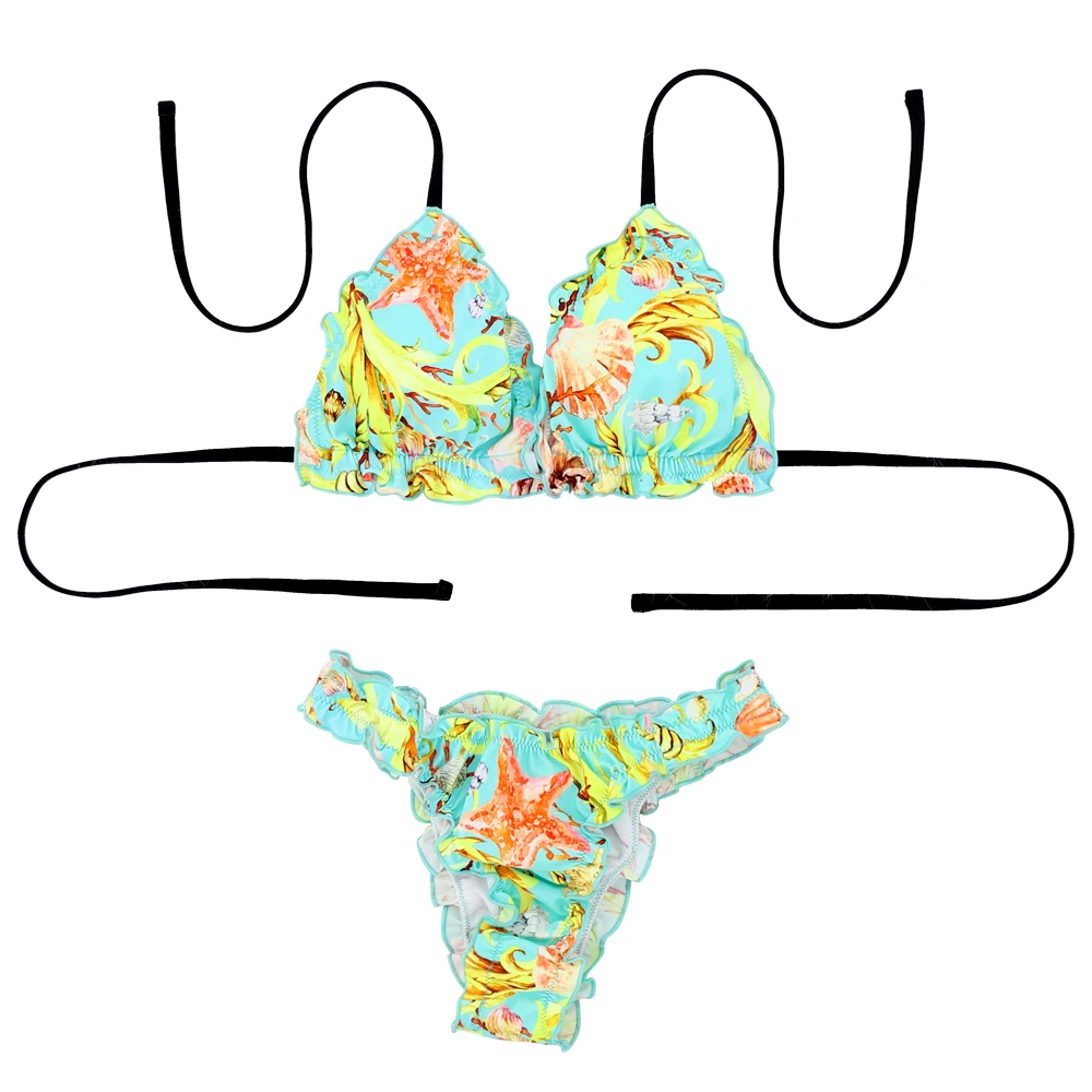 

Cheap but high quality women's wear resistant Brazilian swimwear