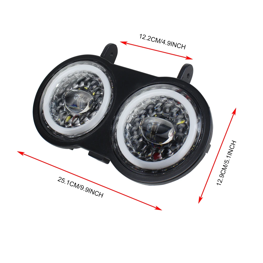 FOR BUELL LIGHTNING XB9S XB12S 2003-2010 LED HEADLIGHT HI-LOW BEAM
