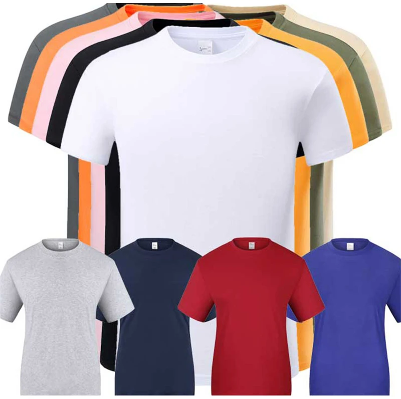 

Wholesale custom cotton stock t shirt Factory directly sale 180gsm 100 cotton t shirt manufacturer