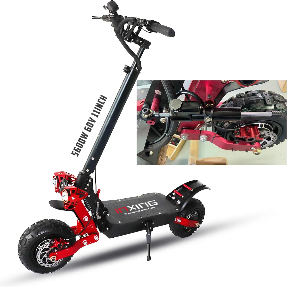 

2022 5000w 60v scooter dual motor gtech inxing 6200w 5600w foldable adult lithium EU STOCK electric motorcycle scooter