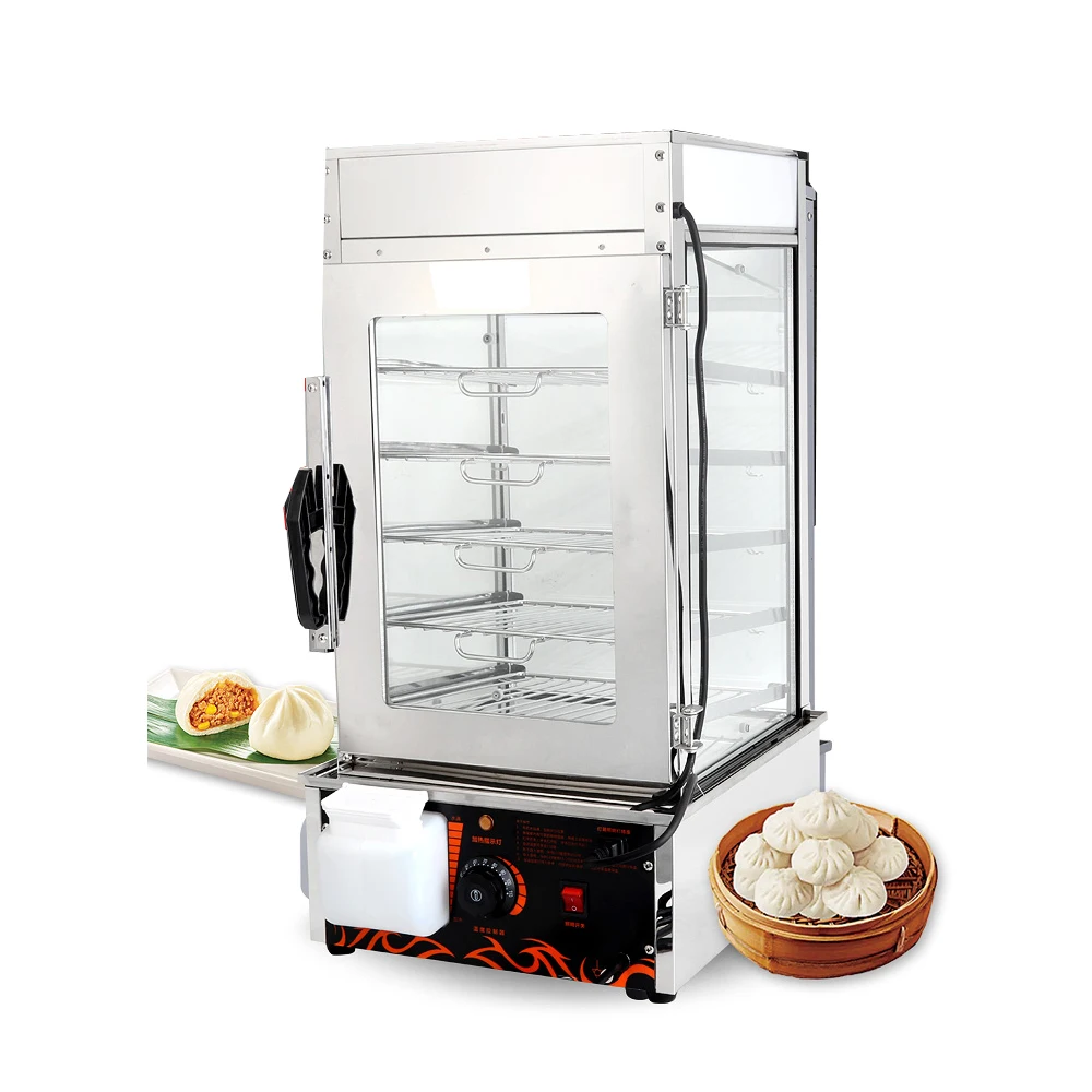 fast food show cabinet steam bun heating machine electric steamer     WT/8613824555378