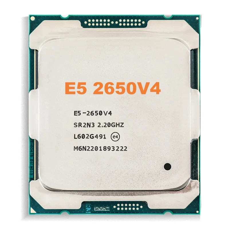 

Xeon E5 2650V4 Processor In tel CPU E5 2650 V4 30M 2.20GHz 105W 14nm LGA 2011-3 CPU E5-2650V4 E5 2699 V4 E5 2670 V3