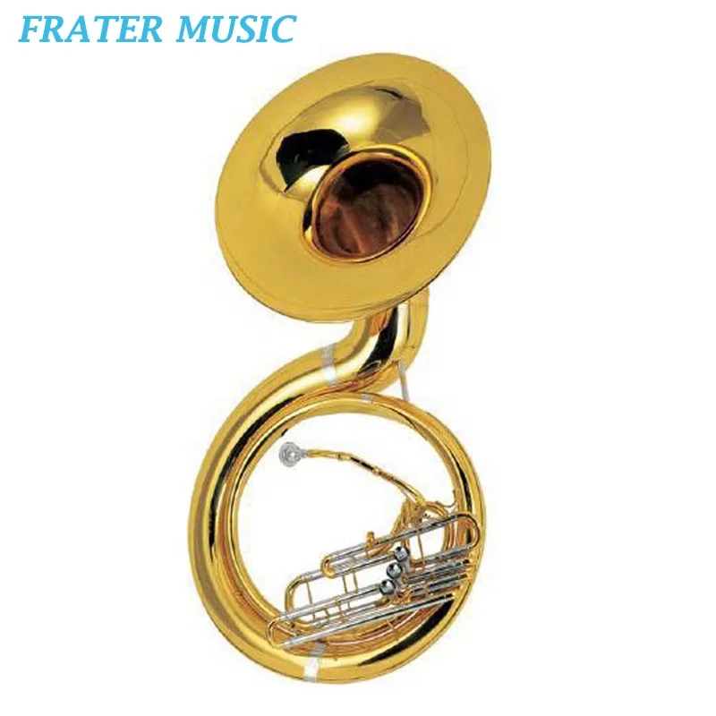 
Gold lacquer / Silver plated Bb key Sousaphone (JSH-110) 