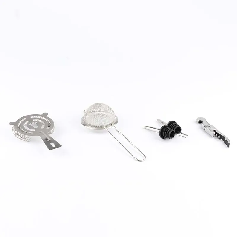 Light natural brown and Silve cocktail shaker set